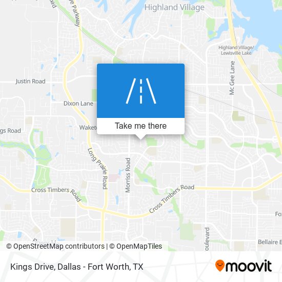 Mapa de Kings Drive