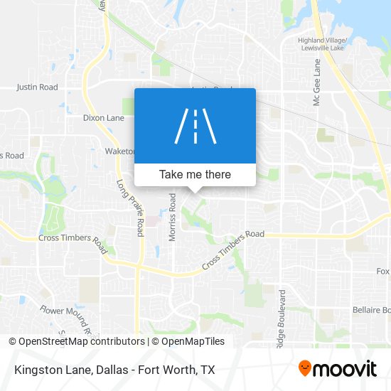 Mapa de Kingston Lane