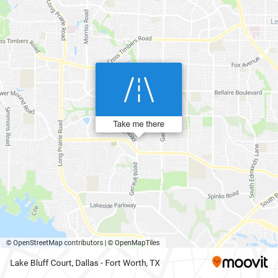 Lake Bluff Court map