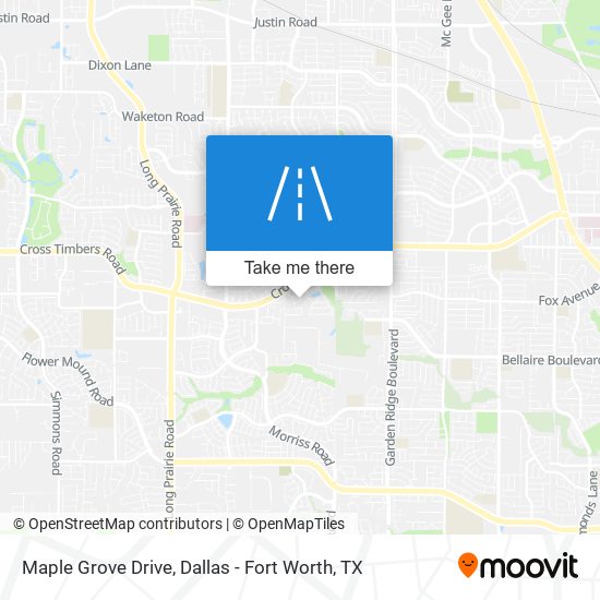Maple Grove Drive map