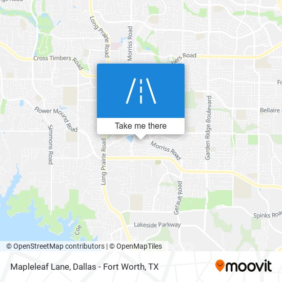 Mapleleaf Lane map