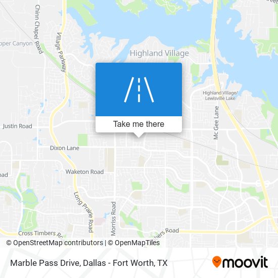Marble Pass Drive map