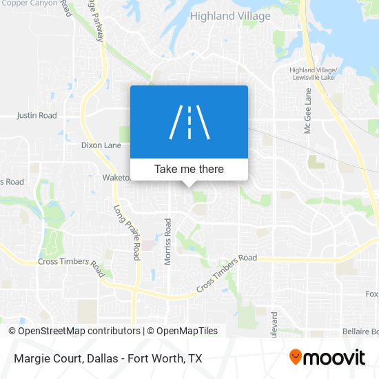 Margie Court map