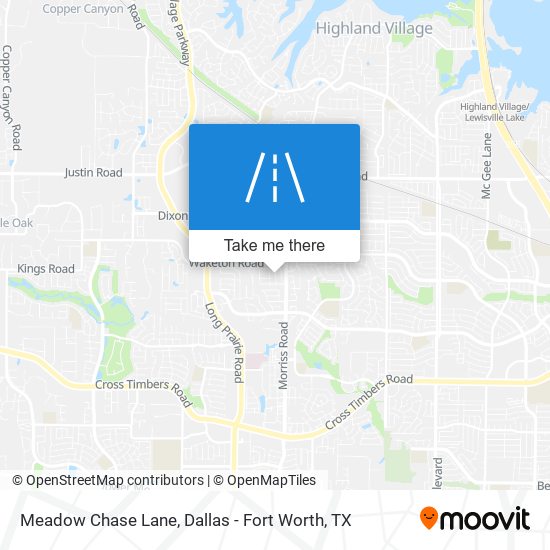Meadow Chase Lane map