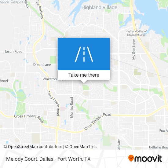 Melody Court map