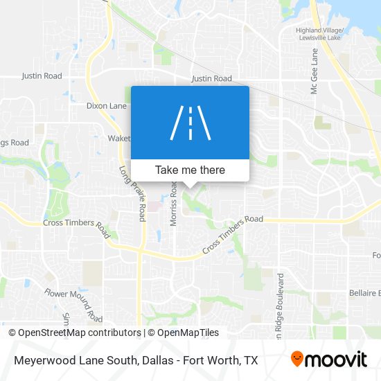 Meyerwood Lane South map