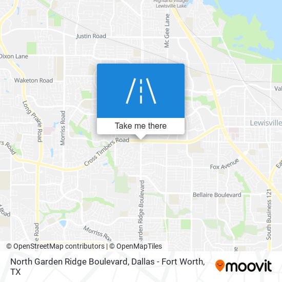Mapa de North Garden Ridge Boulevard