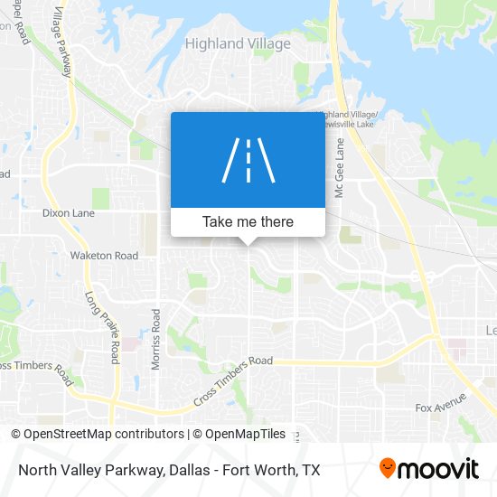 Mapa de North Valley Parkway