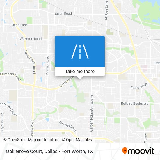 Oak Grove Court map