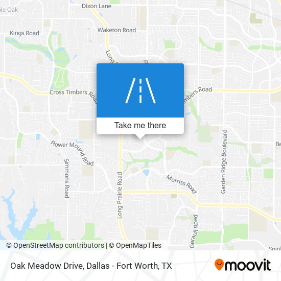 Oak Meadow Drive map