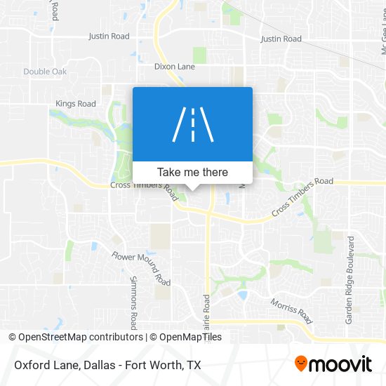 Oxford Lane map