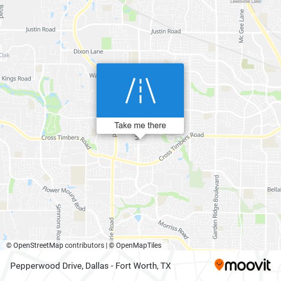 Pepperwood Drive map