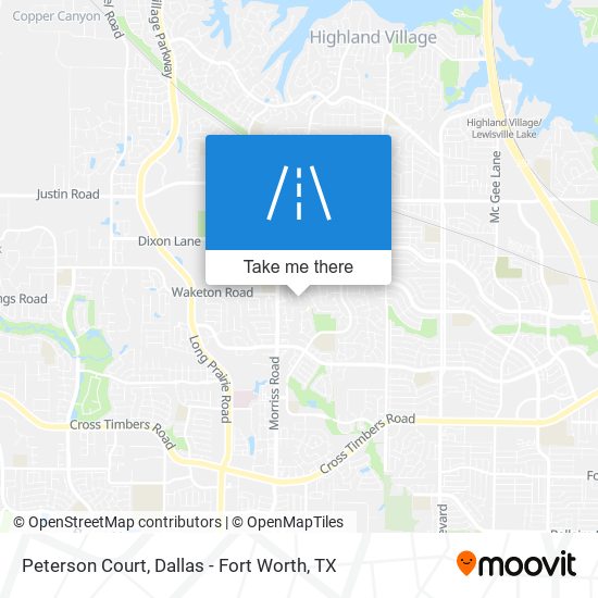 Peterson Court map