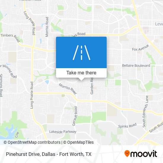 Mapa de Pinehurst Drive