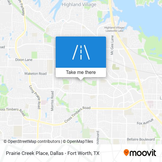 Prairie Creek Place map