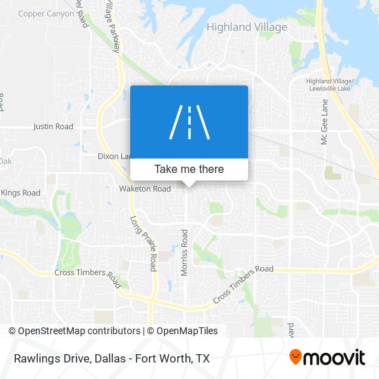 Rawlings Drive map