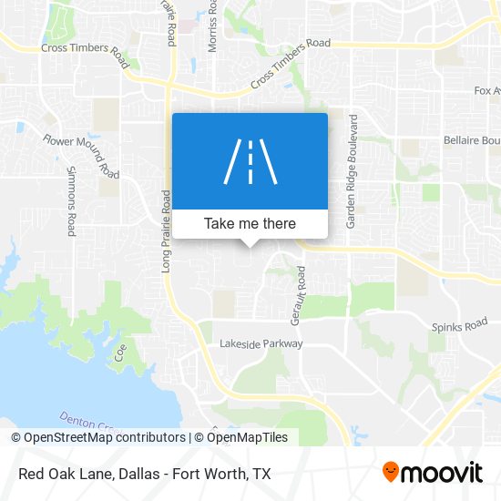 Mapa de Red Oak Lane