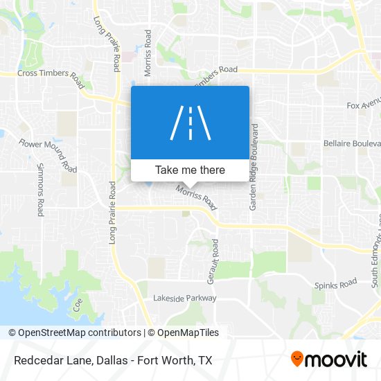 Redcedar Lane map