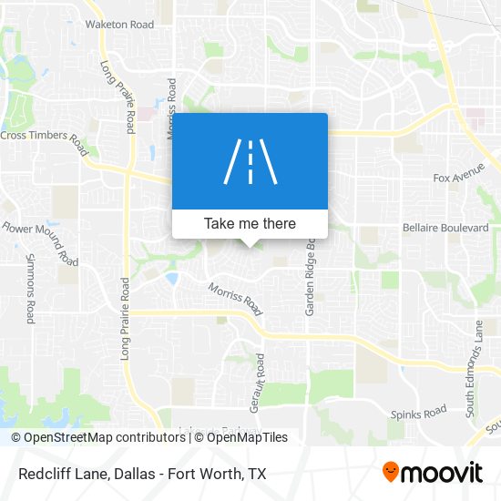Redcliff Lane map
