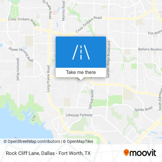 Mapa de Rock Cliff Lane