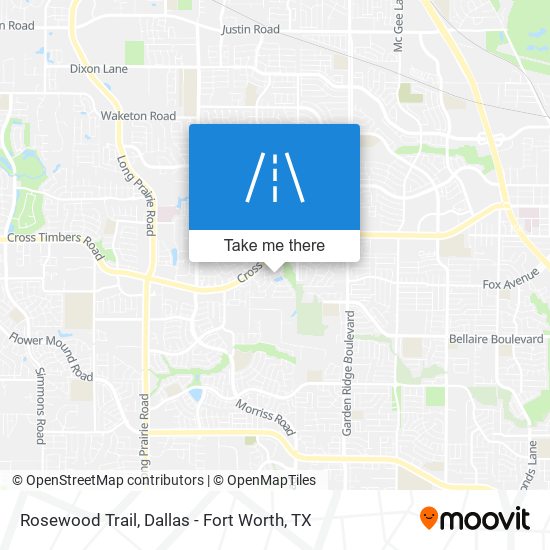 Rosewood Trail map