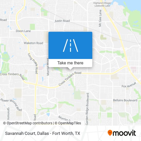 Savannah Court map