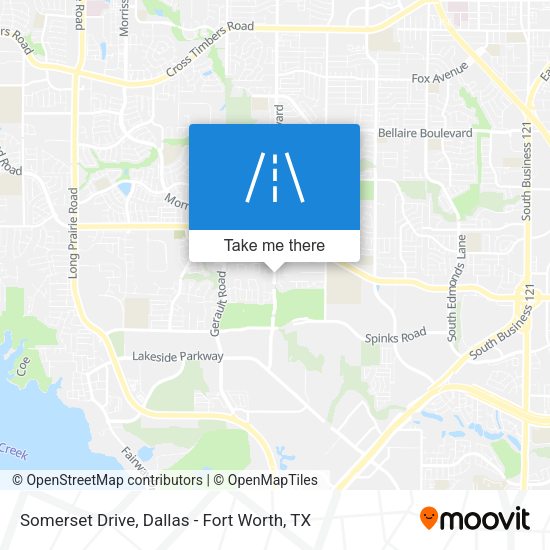Somerset Drive map