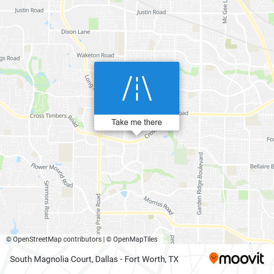 Mapa de South Magnolia Court