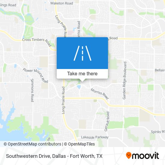 Southwestern Drive map
