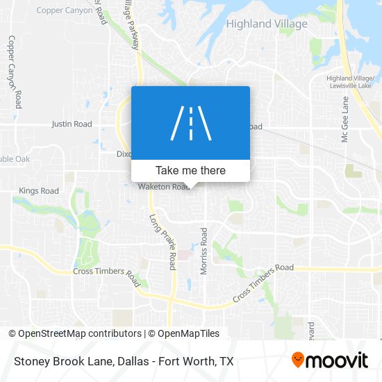 Stoney Brook Lane map