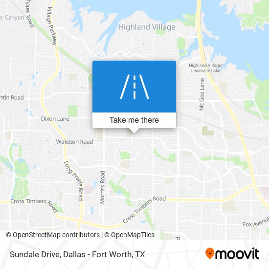 Sundale Drive map