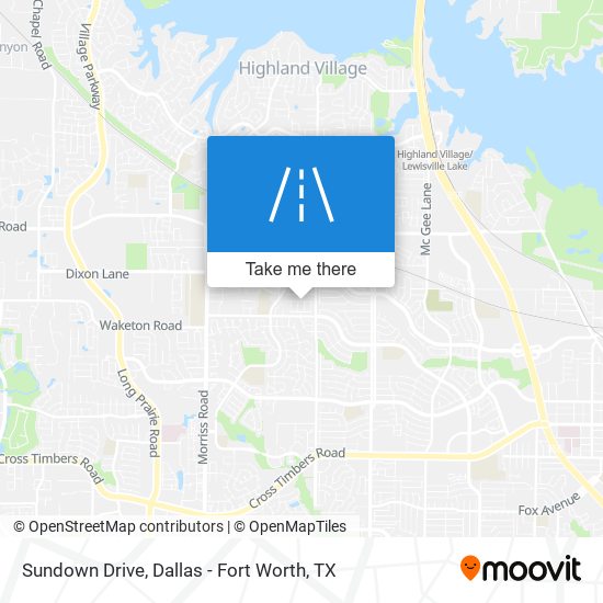 Sundown Drive map
