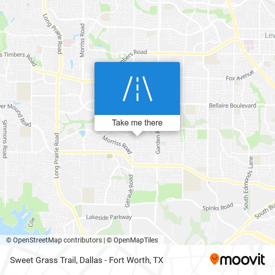 Sweet Grass Trail map