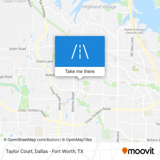 Taylor Court map