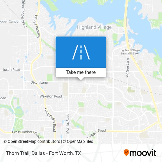 Thorn Trail map
