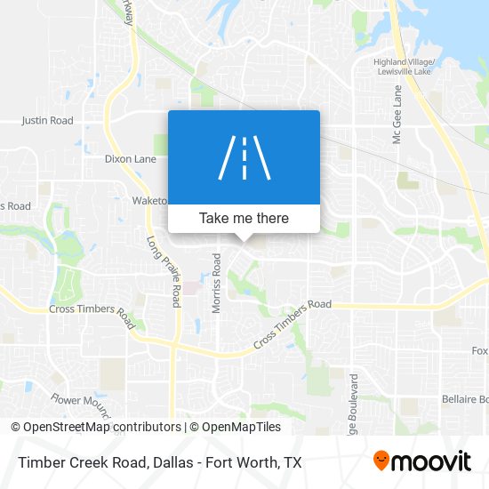 Timber Creek Road map