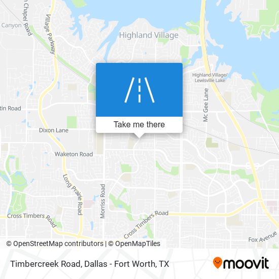 Timbercreek Road map