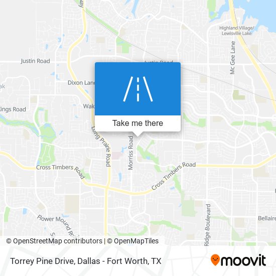 Torrey Pine Drive map