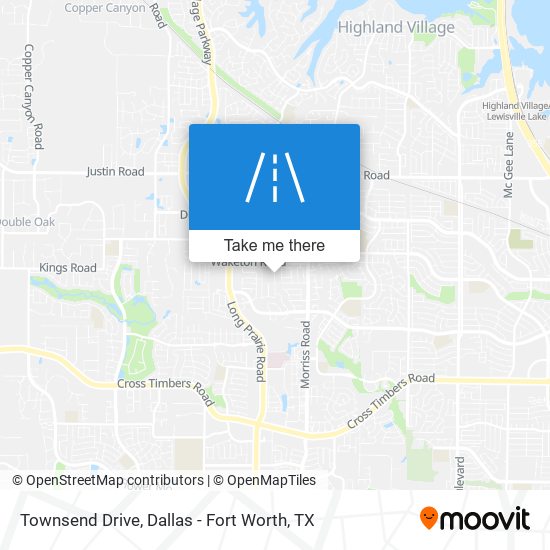 Townsend Drive map