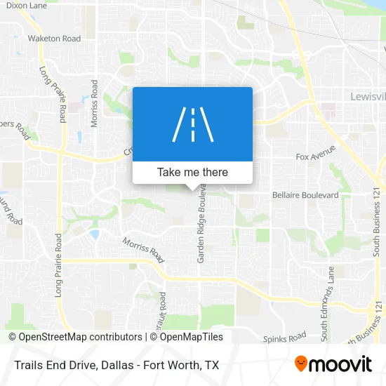 Trails End Drive map