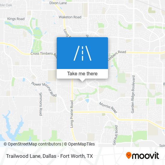 Trailwood Lane map
