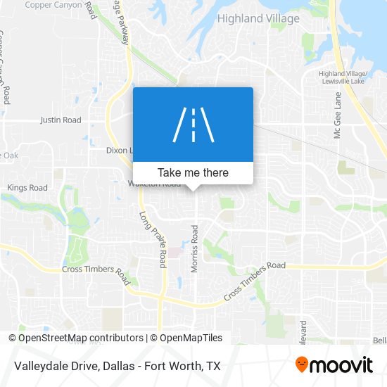 Valleydale Drive map