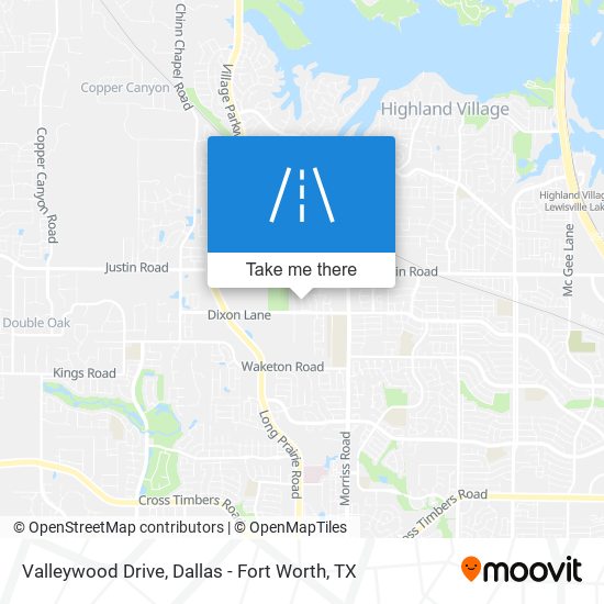Valleywood Drive map