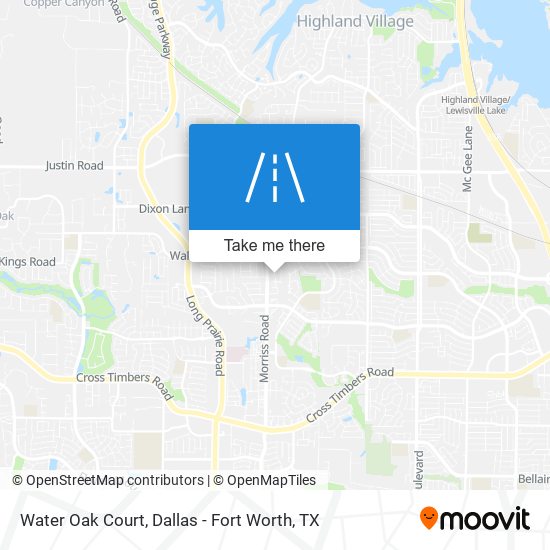 Water Oak Court map