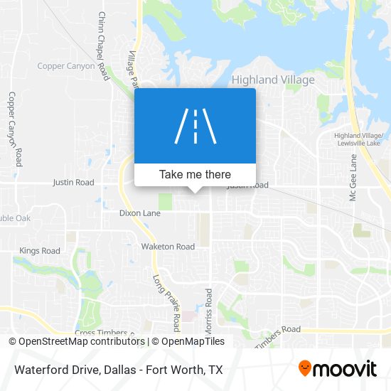 Waterford Drive map