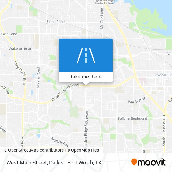 West Main Street map