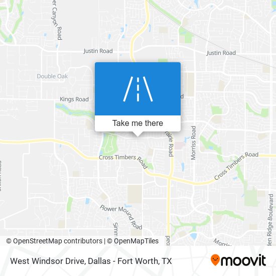 Mapa de West Windsor Drive