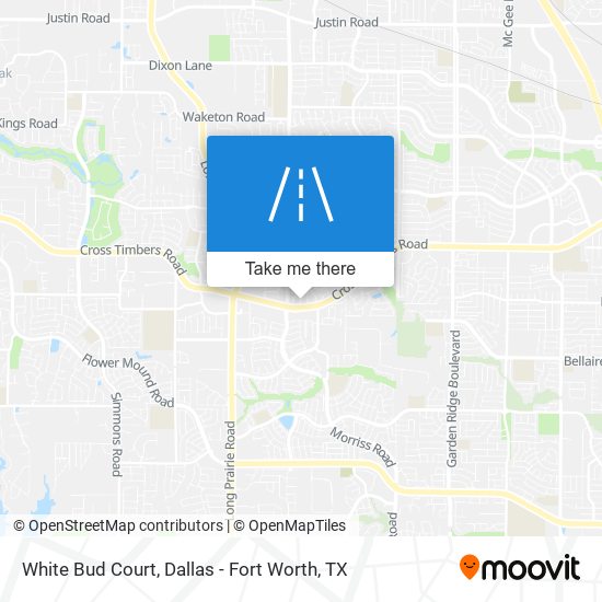 White Bud Court map