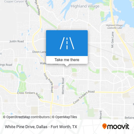 White Pine Drive map