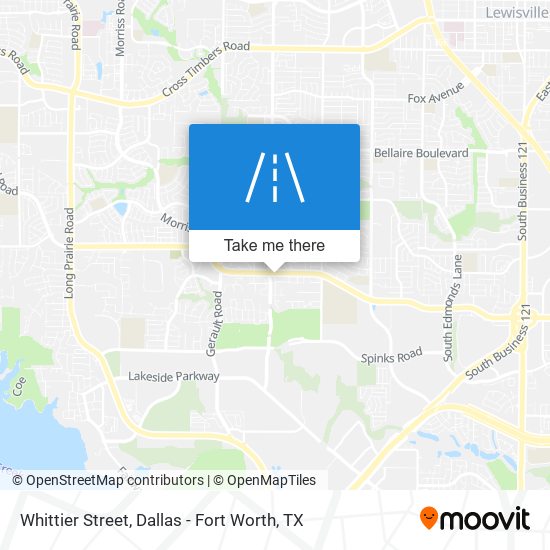 Mapa de Whittier Street